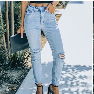 VICI Dixie High Rise Tapered Denim